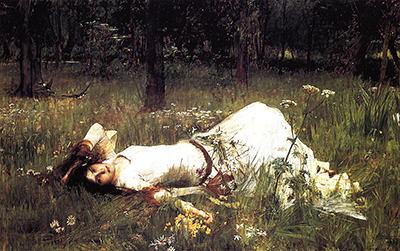 Ophelia 1889 John William Waterhouse